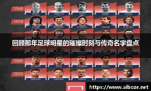 回顾那年足球明星的璀璨时刻与传奇名字盘点